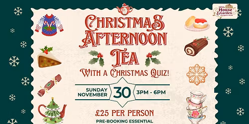 Christmas Afternoon Tea and Quiz