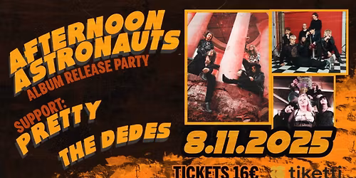 Afternoon Astronauts (levyjulkkarit), Pretty, The Dedes \/\/ On The Rocks