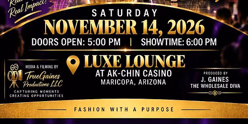 CHARITY AND FASHION EXTRAVAGANZA