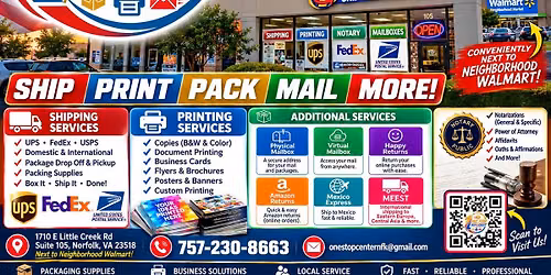 One Stop Ship & Print Center Opening Launch Month
