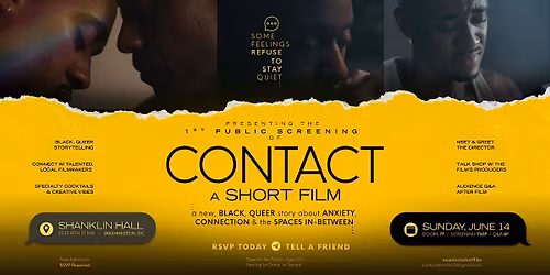 1st Public Screening for CONTACT \u2013 A Short Film