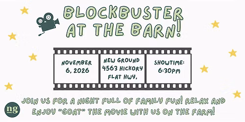Blockbuster at The Barn!
