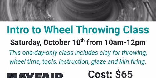 Intro To Wheel Throwing