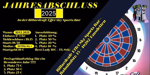 Jahresabschluss Turnier 2025