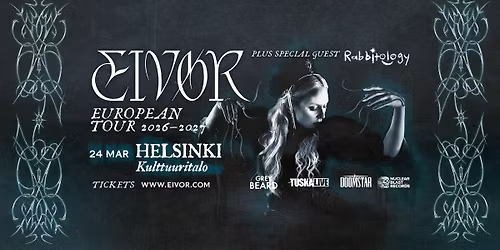 TuskaLive: Eiv\u00f8r 24.3.2027, Kulttuuritalo, Helsinki