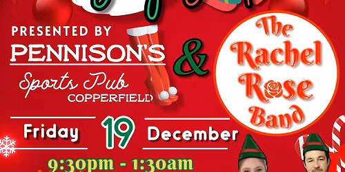 Ugly Sweater & Sexy Santa w\/ The Rachel Rose Band at Pennison\u2019s Copperfield