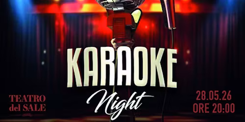 \ud83c\udf99\ufe0f 28.05 \u2013 KARAOKE NIGHT \u201cA Rockstar Night\u201d