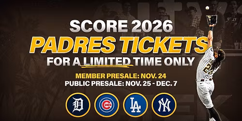 Chicago Cubs at San Diego Padres Tickets