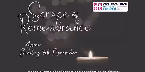 Annual Teatime Service Of Remembrance | 2025
