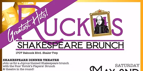 Shakespeare Brunch - "Greatest Hits"