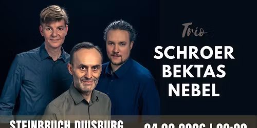 Dorf & Umland \u2013 Trio Schroer \/ Bektas \/ Nebel