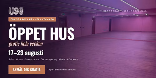 \u00d6ppet Hus p\u00e5 USC Studios, gratis prova p\u00e5 hela veckan