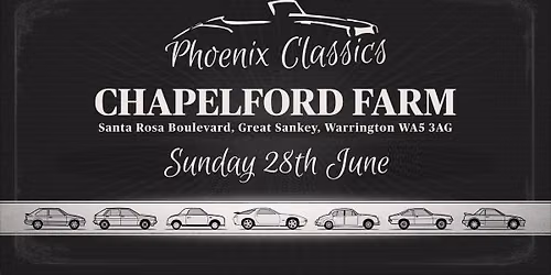 Phoenix Classic Car Meeting at Chapelford Farm, Warrington