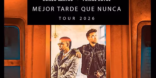 Romeo Santos and Prince Royce at Port of Santa Cruz de Tenerife
