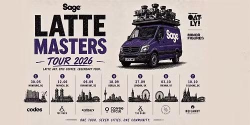 Sage Latte Masters Hamburg at Codos \u2013 Latte Art Competition + Workshops