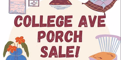 College Ave Porch Sale!