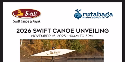 Swift Canoe and Kayak Event at Rutabaga Paddlesports