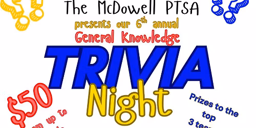 McDowell PTSA Annual Trivia Night