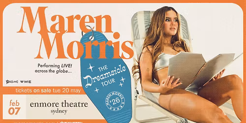 Maren Morris | The Dreamsicle Tour '26  [Sydney]