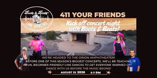 Line Dancing Concert Kick Off