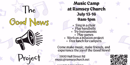 The Good News Project - Music Camp at Ramsey Church