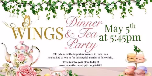 WINGS - Women's Dinner & Tea Party