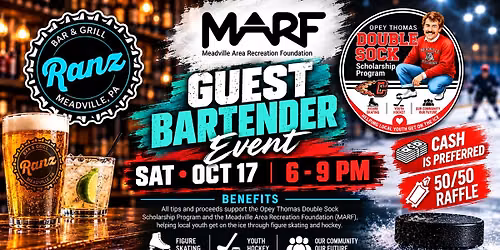 Guest Bartender Fundraiser- Ranz
