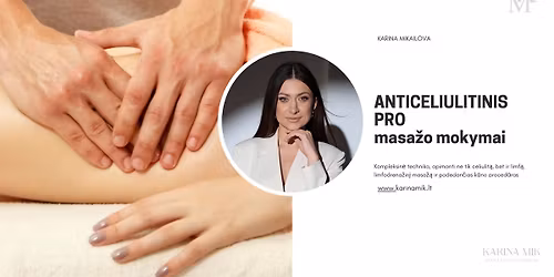 Anticeliulitinio PRO masa\u017eo mokymai. Vilnius