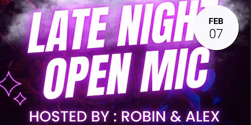 Late Night Open Mic in Downtown Oak Park at Comedy Plex Comedy Club