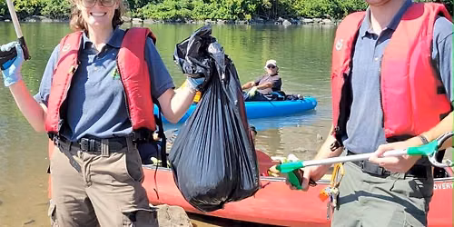 Thomas Pell Canoe Cleanup for International Coastal Cleanup Day