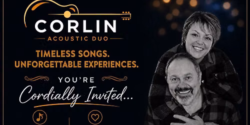 CORLIN Acoustic Duo live at Hunter's