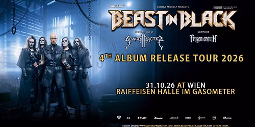 Beast In Black | RESURRECTION TOUR 2026 | Vienna