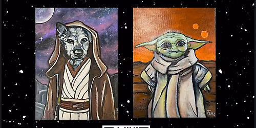 Jedi Pets Paint and Sip
