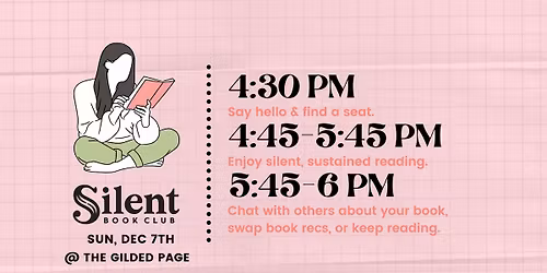 Silent Book Club at The Gilded Page