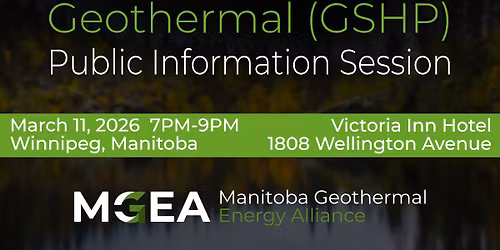 Geothermal (GSHP) Public Information Session
