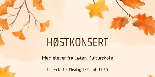 H\u00f8stkonsert