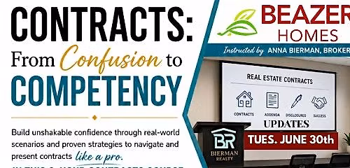 TREC 3hr CE: CONTRACTS; Confusion to Competency - BEAZER HOMES Copia Pines