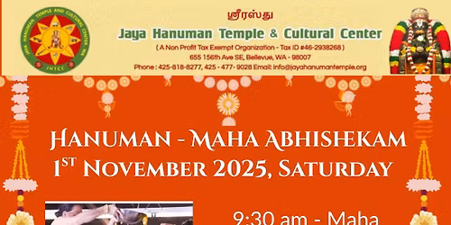 Hanuman - Monthly -  Maha Abhishekam