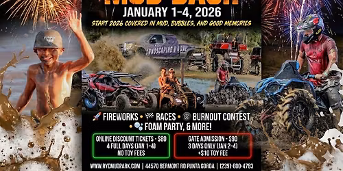 New Year's Mud Bash at RYC Mud Park