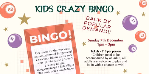 Kids Crazy Bingo!