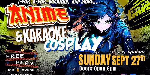 Anime Cosplay Night @ Freeplay Worcester - Sunday September 27th