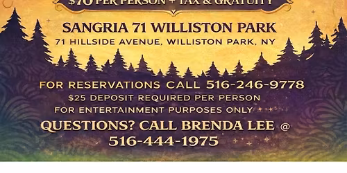 Psychic Dinner Night At Sangria 71 (Williston Park)