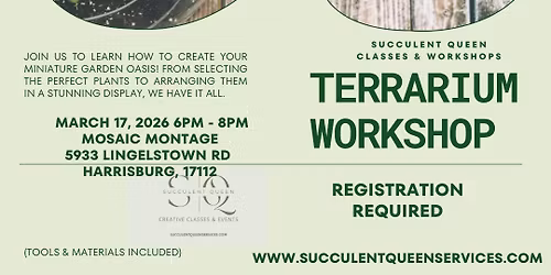 Terrarium Workshop - Mosiac Montage