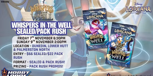 Disney Lorcana - Whispers in the Well Sealed\/Pack Rush Launch!