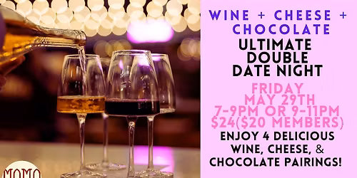 Wine, Cheese & Chocolate at the Speakeasy