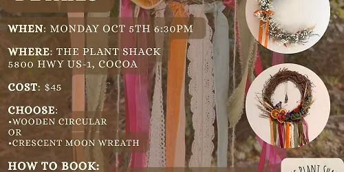 Autumnal Wreath Craft Night