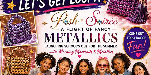 SCHOOLS OUT! Posh Soir\u00e9e-AFOF Presents Finger Crochet Fun!