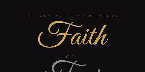 Fear Over Faith: A live experience built around one truth: