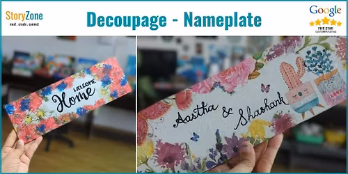 Decoupage - Nameplate