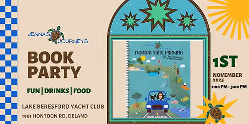 Jenna's Journeys Book Celebration! Florida State Parking Book Signing!